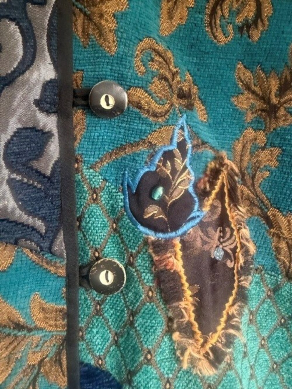 Allure Embroidered Patchwork Jacket - Large - Picture 6 of 6